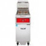 Vulcan 1VK45DF-2 PowerFry5 45-50 lb. Liquid Propane Floor Fryer with Solid State Digital Controls and KleenScreen Filtration System - 70,000 BTU Vulcan 1VK45DF-2 PowerFry5 45-50 lb. Liquid Propane Floor Fryer with Solid State Digital Controls and KleenScreen Filtration System - 70,000 BTU