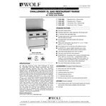 Wolf by Vulcan C36C-6BN Challenger XL Series Natural Gas 36