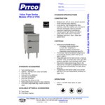 Pitco® VF-65S-NAT Solstice Natural Gas 65 lb. Stainless Steel Floor Fryer - 95,000 BTU Pitco® VF-65S-NAT Solstice Natural Gas 65 lb. Stainless Steel Floor Fryer - 95,000 BTU