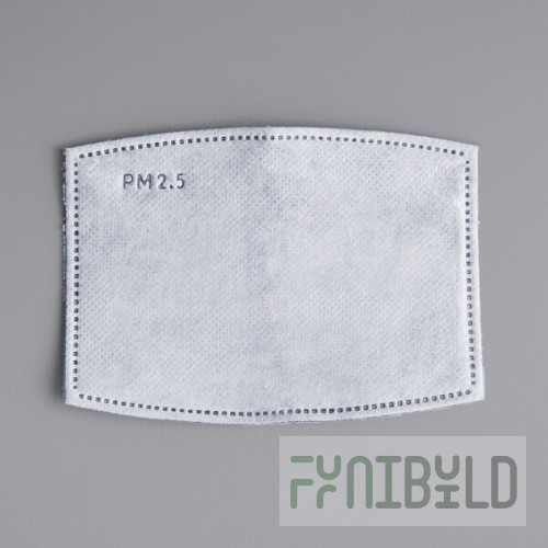 National Patrol by Henry Segal PM2.5 Carbon Filter Replacement for Reusable Face Masks - 10/Pack