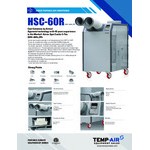 Airrex 5 Ton Portable Air-Cooled Air Conditioner HSC-60R - 60,000 BTU, 220V, 3 Phase