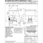 Vestil 3 Cubic Yard Light-Duty Self-Dumping Steel Forklift Hopper D-300-LD - 2,000 lb. Capacity Vestil 3 Cubic Yard Light-Duty Self-Dumping Steel Forklift Hopper D-300-LD - 2,000 lb. Capacity