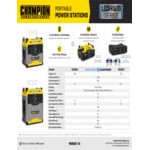 Champion Power Equipment 1,638Wh Lithium-Ion Solar Portable Power Station 100594