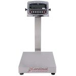 Cardinal Detecto EB-150-190 150 lb. Electronic Bench Scale with 190 Indicator and Tower Display, Legal for Trade