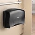 Kimberly-Clark Professional 09551 Black Double Jumbo Roll Horizontal Toilet Paper Dispenser Kimberly-Clark Professional 09551 Black Double Jumbo Roll Horizontal Toilet Paper Dispenser
