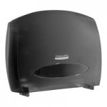 Kimberly-Clark Professional 09551 Black Double Jumbo Roll Horizontal Toilet Paper Dispenser Kimberly-Clark Professional 09551 Black Double Jumbo Roll Horizontal Toilet Paper Dispenser