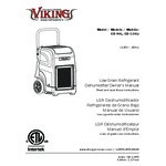 XPOWER Viking CD-90L 145 Pint Portable Commercial LGR Dehumidifier with Automatic Purge Pump and Drainage Hose - 115V XPOWER Viking CD-90L 145 Pint Portable Commercial LGR Dehumidifier with Automatic Purge Pump and Drainage Hose - 115V