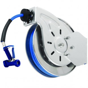 T&S B-7133-07 Stainless Steel Open Hose Reel with 1/2