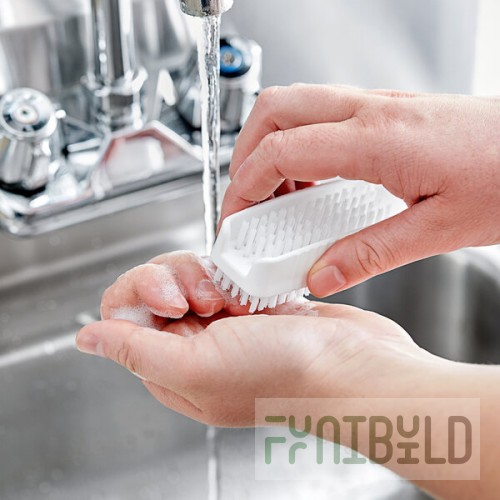 Carlisle 3623900 Sparta Hand and Nail Brush with Polypropylene Bristles