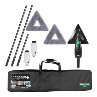Unger Stingray SRKB7 Deluxe Refillable Microfiber Surface Cleaning Kit - 11' Unger Stingray SRKB7 Deluxe Refillable Microfiber Surface Cleaning Kit - 11'