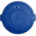 Carlisle 84103314 Bronco 32 Gallon Blue Flat Round Trash Can Lid Carlisle 84103314 Bronco 32 Gallon Blue Flat Round Trash Can Lid