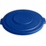 Carlisle 84103314 Bronco 32 Gallon Blue Flat Round Trash Can Lid Carlisle 84103314 Bronco 32 Gallon Blue Flat Round Trash Can Lid