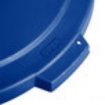 Carlisle 84103314 Bronco 32 Gallon Blue Flat Round Trash Can Lid Carlisle 84103314 Bronco 32 Gallon Blue Flat Round Trash Can Lid