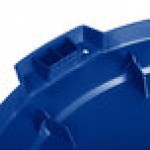 Carlisle 84103314 Bronco 32 Gallon Blue Flat Round Trash Can Lid Carlisle 84103314 Bronco 32 Gallon Blue Flat Round Trash Can Lid