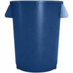 Carlisle 84103314 Bronco 32 Gallon Blue Flat Round Trash Can Lid Carlisle 84103314 Bronco 32 Gallon Blue Flat Round Trash Can Lid