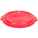 Rubbermaid® FG263100RED BRUTE 32 Gallon Red Round Trash Can Lid Rubbermaid® FG263100RED BRUTE 32 Gallon Red Round Trash Can Lid