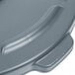 Rubbermaid® FG265400GRAY BRUTE 55 Gallon Gray Round Trash Can Lid