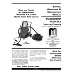 Mastercraft P42010SMP 20 Gallon Pump-Out Wet Vacuum with Tool Kit - 1/3 hp