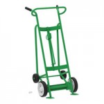 Valley Craft 1,000 lb. 4-Wheel Steel Drum Truck with Mold-On Rubber Wheels F82845A2 Valley Craft 1,000 lb. 4-Wheel Steel Drum Truck with Mold-On Rubber Wheels F82845A2