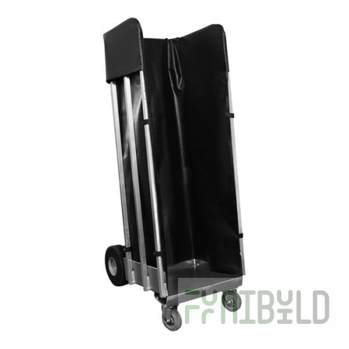 B&P Manufacturing Liberator 500 lb. Ice Cart with Foot Brake System and Heavy-Duty Removable Liner 5012-008