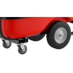 Lavex 0.5 Cubic Yard Red Heavy-Duty Tilt Truck / Trash Cart (850 lb. Capacity)