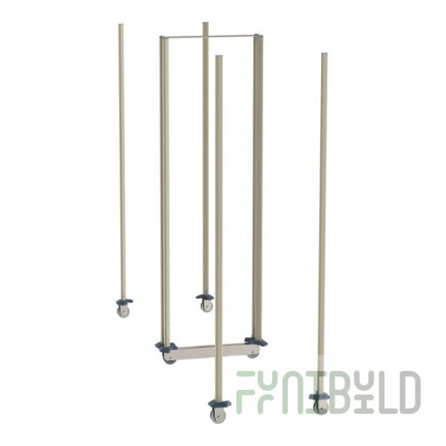 Metro LBTM18Q3 qwikTRAK MetroMax Q Double Deep Mobile Unit Kit for 18