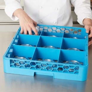 Carlisle RG914 OptiClean 9 Compartment Glass Rack Carlisle RG914 OptiClean 9 Compartment Glass Rack