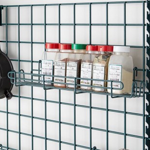 Metro SR24K3 Smartwall G3 Metroseal Green Spice Rack / Utility Shelf 5 1/4