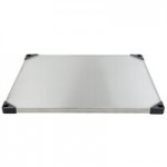 Metro CR2430DSS Drive-Thru Order Prep Station with Stainless Steel Shelving - 31 3/4