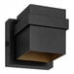 Globe Modern Matte Black / Gold Outdoor LED Wall Sconce - 120V, 11.5W Globe Modern Matte Black / Gold Outdoor LED Wall Sconce - 120V, 11.5W