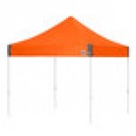 E-Z Up EC3STL10KFWHTSO Eclipse Instant Shelter 10' x 10' Steel Orange Canopy with White Frame E-Z Up EC3STL10KFWHTSO Eclipse Instant Shelter 10' x 10' Steel Orange Canopy with White Frame