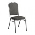 Lancaster Table & Seating Tan Fabric Crown Back Stackable Banquet Chair with Copper Vein Frame Lancaster Table & Seating Tan Fabric Crown Back Stackable Banquet Chair with Copper Vein Frame
