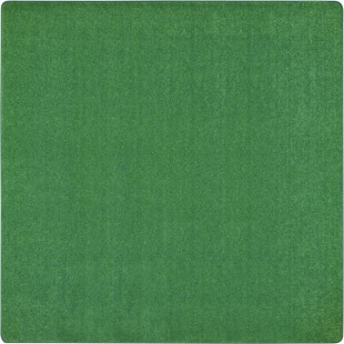 Joy Carpets Kid Essentials Just Kidding 12' Grass Green Square Area Rug Joy Carpets Kid Essentials Just Kidding 12' Grass Green Square Area Rug