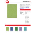 Joy Carpets Kid Essentials Just Kidding 12' Grass Green Square Area Rug