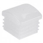 Lancaster Table & Seating Boomerang Black Finish Chair with Navy Vinyl Seat and Vintage Wood Back - Unassembled