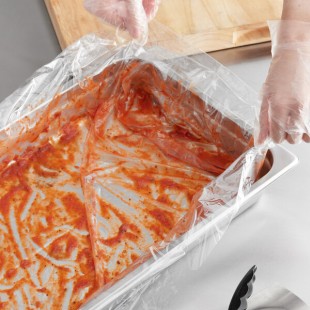 LK Packaging Full Size Shallow PTL Steam Table Pan Liner - 200/Case LK Packaging Full Size Shallow PTL Steam Table Pan Liner - 200/Case