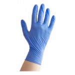 Noble Black Biodegradable Powder-Free 4 Mil Thick Nitrile Gloves - Medium - 100/Box