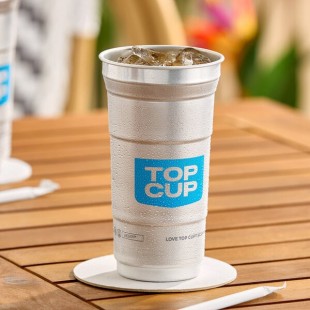 Top Cup by Ball 12 oz. Customizable Aluminum Cup with Top Cup Logo Design - 450/Case