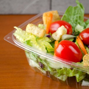 Dart C12DER ClearPac 12 oz. Clear Rectangular Plastic Container - 1,008/Case
