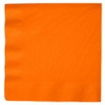 Creative Converting 58191B Sunkissed Orange 3-Ply 1/4 Fold Luncheon Napkin - 500/Case Creative Converting 58191B Sunkissed Orange 3-Ply 1/4 Fold Luncheon Napkin - 500/Case