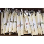 Creative Converting 58191B Sunkissed Orange 3-Ply 1/4 Fold Luncheon Napkin - 500/Case Creative Converting 58191B Sunkissed Orange 3-Ply 1/4 Fold Luncheon Napkin - 500/Case