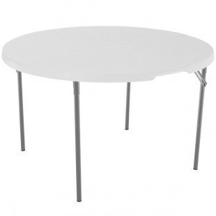 Lifetime Round Fold-in-Half Table, 48 Lifetime Round Fold-in-Half Table, 48