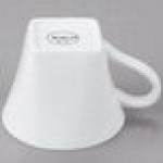 Libbey Slate 8 oz. Ultra Bright White Low Porcelain Cup - Sample