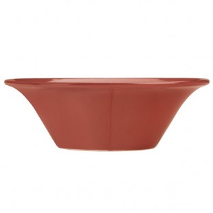 Libbey Farmhouse 20 oz. Round Barn Red Porcelain Soup Bowl - Sample