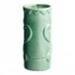 Acopa 21 oz. Green Ceramic Tiki Mug - Sample