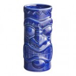 Acopa 21 oz. Green Ceramic Tiki Mug - Sample