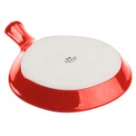 Tuxton BQP-130 28.5 oz. Cayenne China Fry Pan Server - 6/Case Tuxton BQP-130 28.5 oz. Cayenne China Fry Pan Server - 6/Case