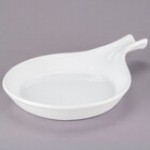 Tuxton BQP-130 28.5 oz. Cayenne China Fry Pan Server - 6/Case Tuxton BQP-130 28.5 oz. Cayenne China Fry Pan Server - 6/Case