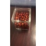 American Metalcraft 8 oz. Square Glass Condiment Jar - 12/Case