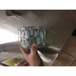 American Metalcraft 8 oz. Square Glass Condiment Jar - 12/Case